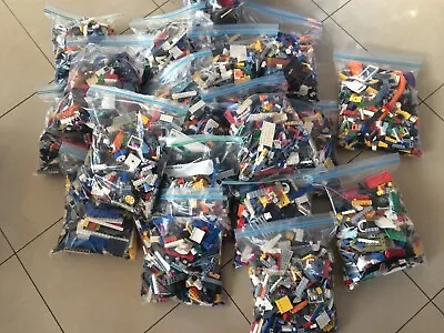 1KG (x850pcs!) LEGO BUILDING PACKS! GREAT MIX BULK LEGO + FREE  BRICK TOOL • $43.49
