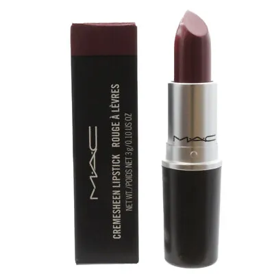 £15.20 • Buy MAC Cremesheen Lipstick 215 Party Line Plum Gloss Mac Lip Stick Hydrating - NEW