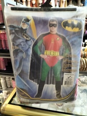 £29.99 • Buy Robin Dc Comics Fully Jumpsuit Classic Men's Superhero Fancy Dress Costume, New.