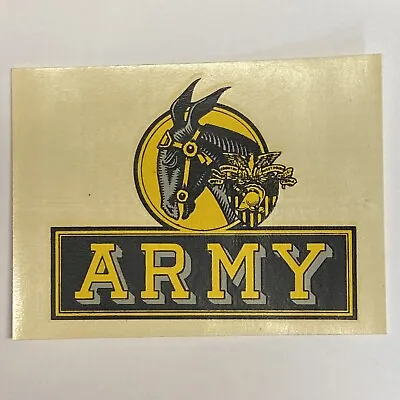 Vintage 1950s Army Black Knights Usa Military Football Decal 2.5x3.5 In • $14.95