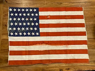 42 Star American Flag 1889 Large 24x32 Antique Vintage Original 48 46 U.S. • $550