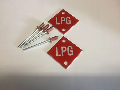 LPG Number Plate Red Tags LPG Conversion -LPG Kit- LPG Part • $25.90