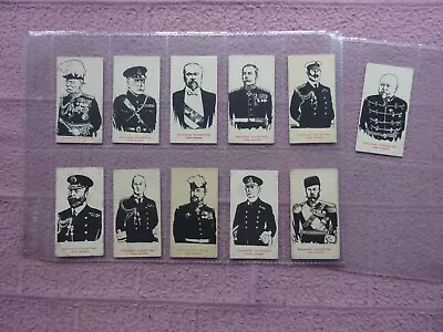 R J LEA - WAR PORTRAITS X 11 CARDS  FR/nr GD A Couple GD • £5.49