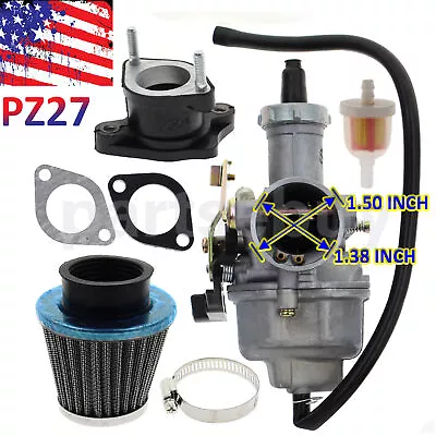 PZ27 Carb 125cc 150cc 200cc 250cc For ATV Go Kart Dirt Bike Taotao Sunl Lifan • $29.82