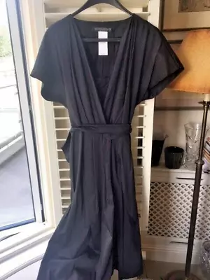 Marina Rinaldi Ladies' Black Wrap Dress NEW With TAGS Marina Size 23 /UK Size 18 • £90