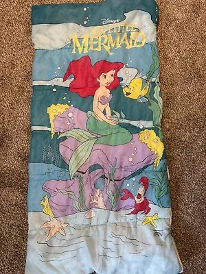 Vintage Disney’s Little Mermaid Children’s Sleeping Bag • $39