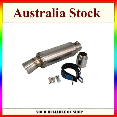 36-51mm Universal Motorcycle Exhaust Muffler Pipe Removable DB Killer Slip On • $62.99
