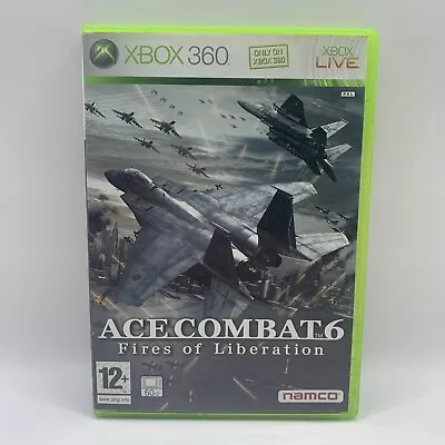 Ace Combat 6 Fires Of Liberation Xbox 360 2007 Flight Simulation Namco Bandai PG • $22.05