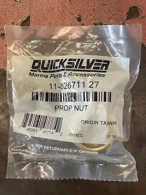 Mercury MerCruiser Quicksilver 11-82671127 Bravo SSM Propeller Prop Nut OEM • $15.99