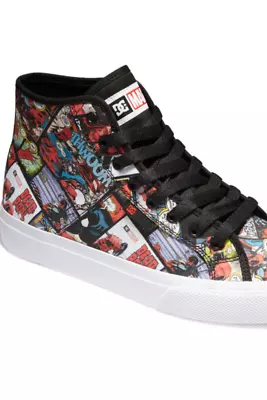 DC Men's Marvel Deadpool Manual Hi Top Shoes • $40