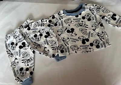 £2.50 • Buy BNWOT Baby Boys 0-3 Months Disney Mickey Mouse Top And Leggings Outfit