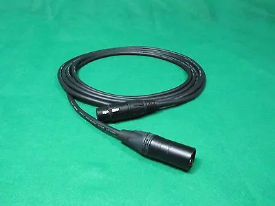 Mogami Quad 2534 Balanced Mic Microphone Neutrik Gold Xlr Black Cable 10 Ft. • $39.95