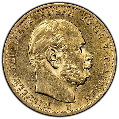 1873-B Germany Prussia 10 Mark Gold Coin • $320.55