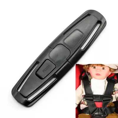 Black Baby Car Belt Strap Lock Buckle Latch Harness Chest Child Seat Belt Clip • $6.30