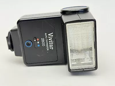 Vivitar 2800 Auto Thyristor Flash Speedlight For Nikon Canon Minolta Very Clean • $9.99