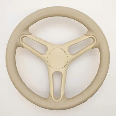 Boat Steering Wheel 13 1/8 Inch Beige - Tear • $36.89