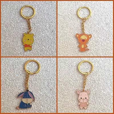 Cute Cartoon Winnie The Pooh & Friends Keyring Keychain Enamel Bag Charm • £3.99