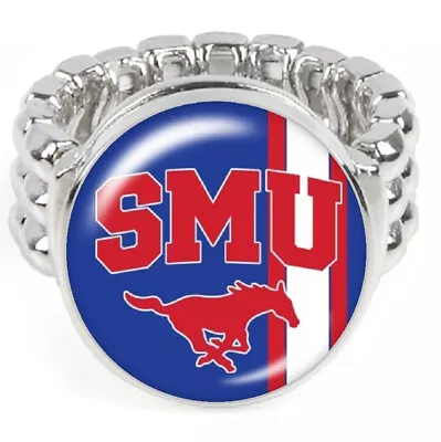 SMU Mustangs Mens Womens Ring Fits All University Football Jewelry Gift D2 • $19.96