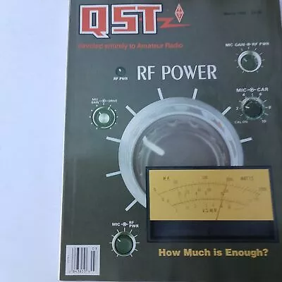 QST Magazine March 1993 - Devoted Entirely To Amateur Radio • $15.19