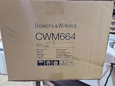 Bowers & Wilkins - CI600 Series 664 6  In-Wall Speakers W/Glass Fiber Midbass  • $450