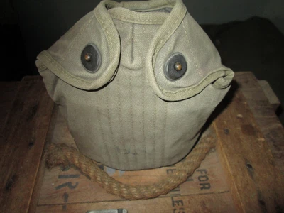 $19.97 • Buy Wwii Ww2 Original M1910 Canteen Cover Pouch Us Army Usmc Rare Slate Gray