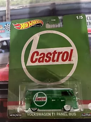 2023 Hot Wheels Pop Culture Vintage Oil Castrol Volkswagen T1 Panel Bus • $18.99