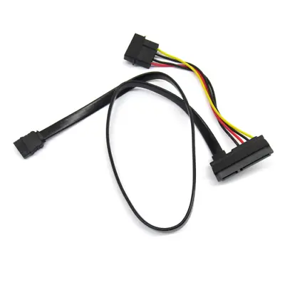 22 Pin SATA With 4 Pin Power And Data Cable Assembly • $1.75