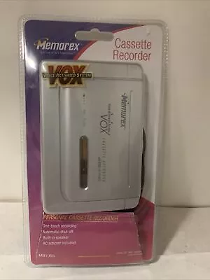 Memorex Personal Cassette Recorder Built In Speaker MB1055 ~ Voice Activated • $44.95