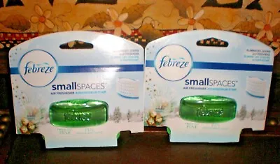 $19.75 • Buy 2 Febreze Fresh Cut Pine Small Spaces Refills Fits Set & Refresh Chirstmas Scent