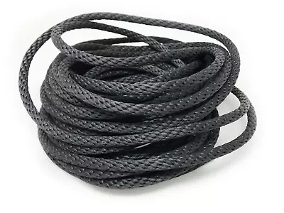 5/16  Black Flagpole Halyard Rope Polypropylene Solid Braided USA Made • $87.98