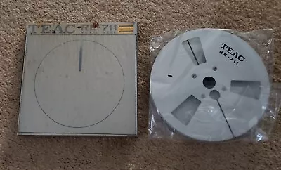 Very Nice Vintage Teac 7  METAL TAPE REEL 1/4  W/box • $65