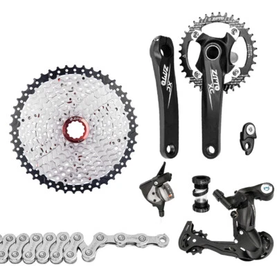 1x10 Speed MTB Derailleurs Shifter Groupset Bike Crankset 11-50T Q6U9 • $196.14