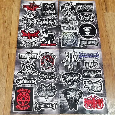 Black Metal Sticker Packs. 4  Sticker Packs. • $18.99