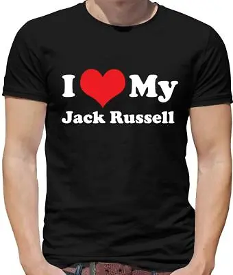 £13.95 • Buy Love Jack Russell Mens T-Shirt - Dog - Dogs - Puppy - Pet - Pet Owner - Canine