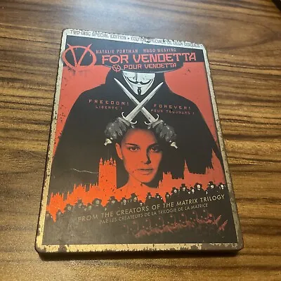 $11 • Buy V For Vendetta Steelbook Two Disc Special Edition Alan Moore Dvd