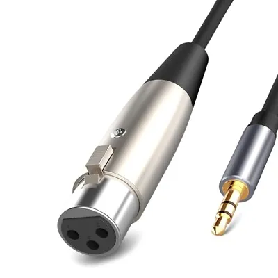 3.5mm Male To XLR Female Stereo Adapter Cable 1/8 Inch To XLR Cable • £7.75