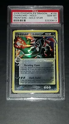 $22999.95 • Buy Charizard Gold Star 100/101 Pokemon EX Dragon Frontiers 2006 PSA 10