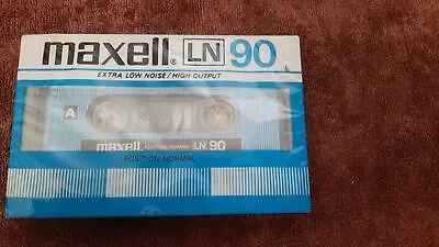 New Maxell LN 90 JAPAN Vintage Audio Cassette Tape 90 Minutes Normal Position • $9.90