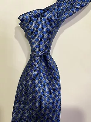 Stefano Ricci Tie Blue Diamonds Stunning Silk Tie 60 X 3.8 • $79