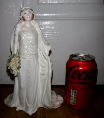 Coalport Brides Figurine ~ Queen Elizabeth The Queen Mother ~ Ltd Ed ~ Excellent • £50