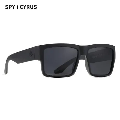 SPY Optic Cyrus Polarized Sunglasses Matte Black Dark Smoke Polarized Lens NIB • $48