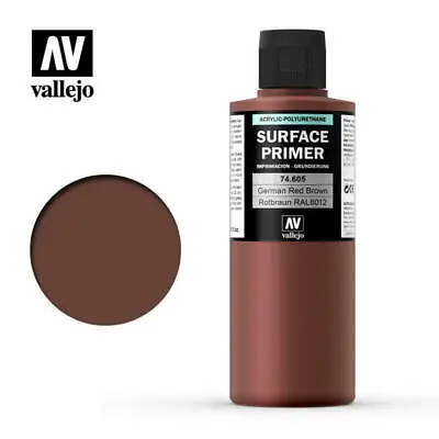 Vallejo Acrylic Polyurethane Surface Primer 200ml Bottles Choose From Full Range • £10.67