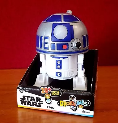 New Star Wars Droidables R2-D2 Interactive 4  Mini Droid Robot Lights Sounds • $27.50