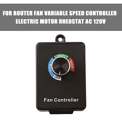 For Router Fan Variable Speed Controller Electric Motor Rheostat AC 120V 5k • $13.53