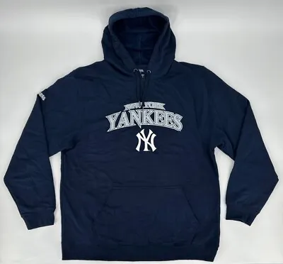New York Yankees Hoodie Men's XL Stitches Navy Blue MLB Hooded Sweatshirt NWT • $36