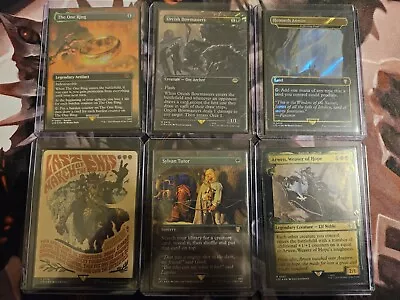 MTG Lord Of The Rings Mixed Lot - NM Sleeved Cards $600+ / Also Includes Bulk  • $350