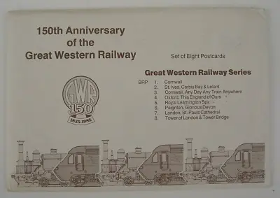 £5.97 • Buy 150th Anniversary Of GWR Set Of Eight Postcards GWR Railway Series 1985 VGC