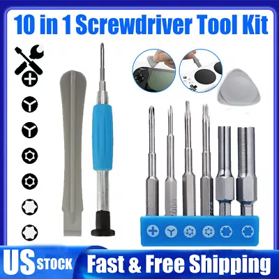 10 In 1 Triwing Screwdriver Repair Tool Kit For Nintendo Switch SNES N64 NES US • $7.52