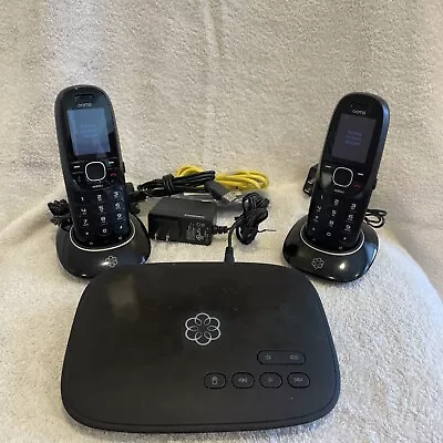 Ooma Telo VoIP Box Internet-based Home Phone Service 📞 With 2 HD2 Handsets • $28