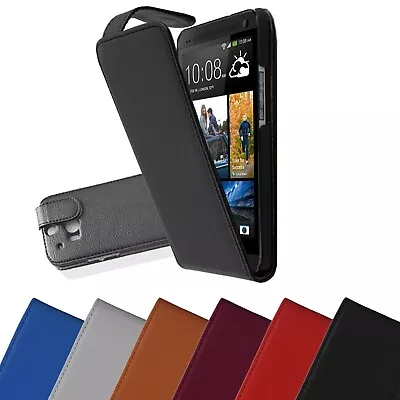 Case For HTC ONE M8 Protection Cover Flip Imitation Leather Etui • $10.99